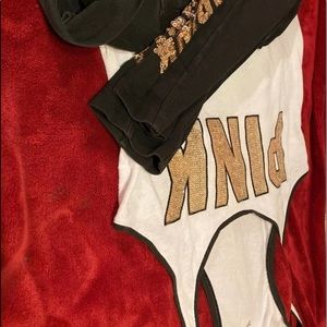 BLING VS PINK TEE AND LEGGING SET